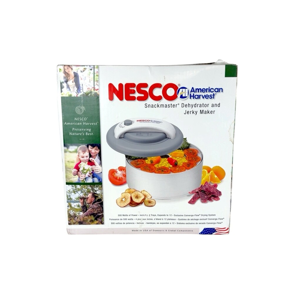 NESCO American Harvest Snackmaster Food Dehydrator & Jerky Maker FD-61B3 New